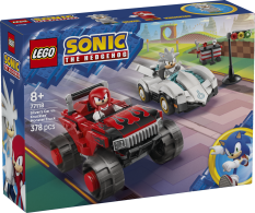 LEGO® Sonic the Hedgehog™ 77118 La voiture de Silver contre le Monster Truck de Knuckles