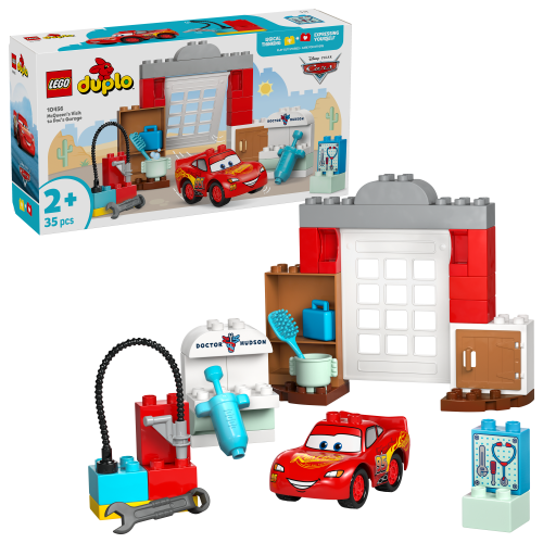 LEGO DUPLO │ Disney 10456 McQueen a návštěva v garáži doktora Hudsona
