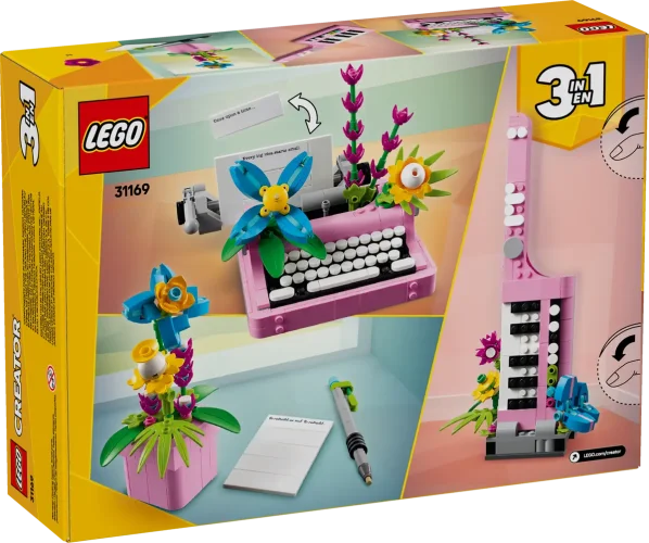 LEGO® Creator 3-in-1 31169 Írógép virágokkal