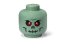 LEGO® Boîte de rangement (taille S) - tête de squelette - vert
