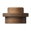 LEGO® appendiabiti da parete in legno, 3 pezzi (rovere - tinto scuro)