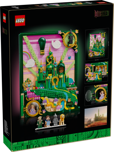 LEGO® Wicked 75685 Emerald City Wandkunst