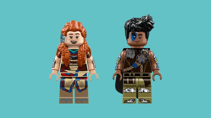 LEGO® Horizon Adventures™ 77037 Aloy e Varl contra Carapaça e Dentes de Serra