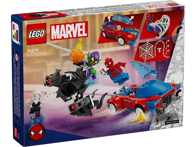 LEGO® Marvel 76279 Carro de Corrida Spider-Man e Green Goblin Venom