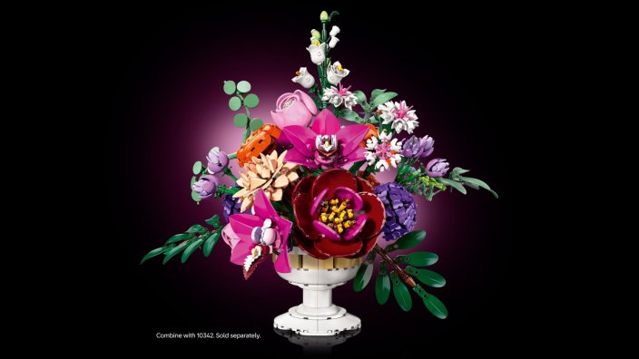 LEGO® Botanicals 10342 Piękny bukiet różowych kwiatów