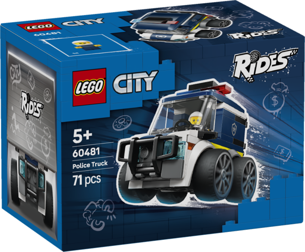 LEGO® City 60481 Coole Flitzer – Polizei-Truck