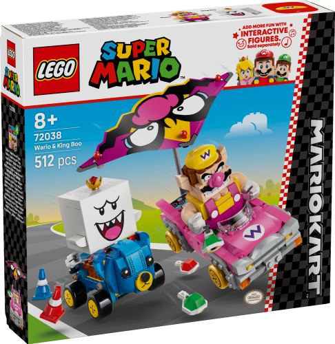 LEGO® Super Mario™ 72038 Mario Kart™ – Wario és King Boo
