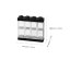 LEGO® Boîte de collection pour 8 minifigures - noir
