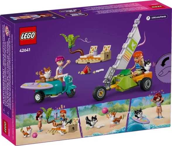 LEGO® Friends 42641 Surf- en scooterplezier met de honden