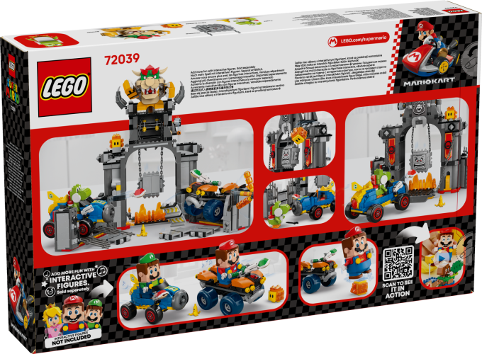 LEGO® Super Mario™ 72039 Mario Kart™ – Bowser a jeho hrad