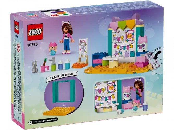 LEGO® Gabby babaháza 10795 Barkácsolás Pici Dobozzal