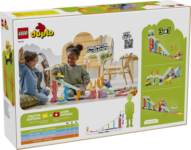 LEGO® DUPLO Town 10478 Kreative Sprungschanzen mit kleinen Flitzern 3-in-1-Set