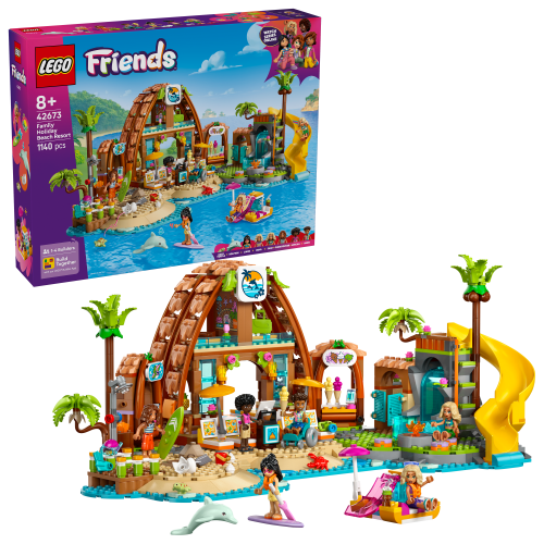 LEGO® Friends 42673 Familienurlaub im Strandresort