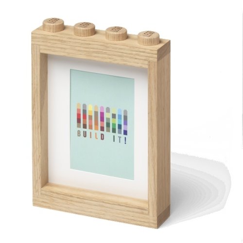 LEGO® Bilderrahmen aus Holz (Eiche - seifenbehandelt)