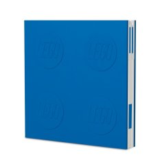 LEGO® Cuaderno con bolígrafo de gel como clip - azul