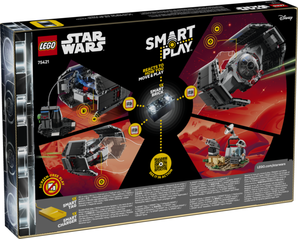 LEGO® Star Wars TM 75421 SMART Play™ : le TIE Fighter™ de Dark Vador