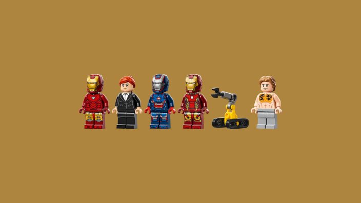 LEGO® Marvel 76315 Le laboratoire d’Iron Man : la salle des armures