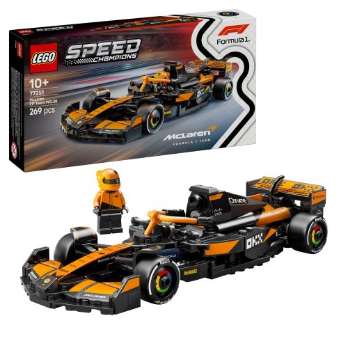 LEGO® Speed Champions 77251 Mașina de curse McLaren F1® Team MCL38