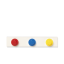 LEGO® cabide de parede - vermelho, azul, amarelo