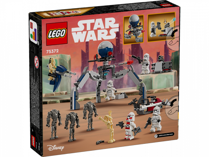 LEGO® Star Wars™ 75372 Battle PACK Clone Trooper™ e Battle Droid™