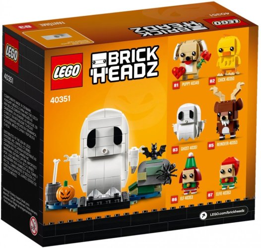 LEGO® BrickHeadz 40351 Le fantôme d'Halloween