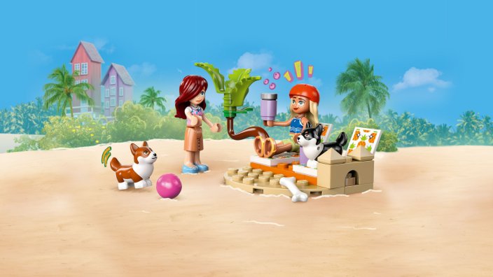LEGO® Friends 42641 Surf- en scooterplezier met de honden