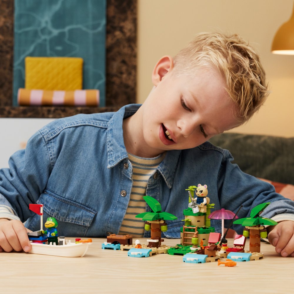 LEGO® Animal Crossing™ 77048 Turul de insulă în barcă al lui Kapp