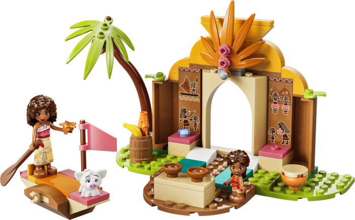 LEGO® | Disney™ 43282 Vaianas Hütte und Boot