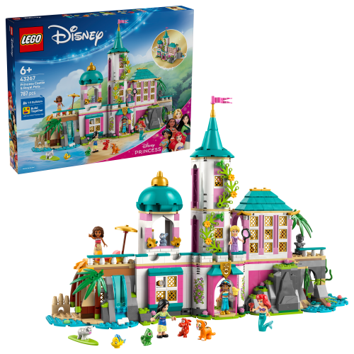 LEGO® │ Disney 43267 Hercegnőkastély és a hercegnők állatkái