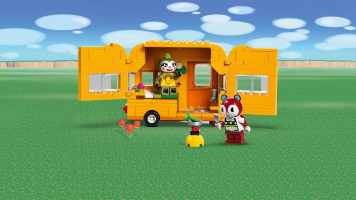LEGO® Animal Crossing™ 77054 Caravane et stand de jardinage de Racine