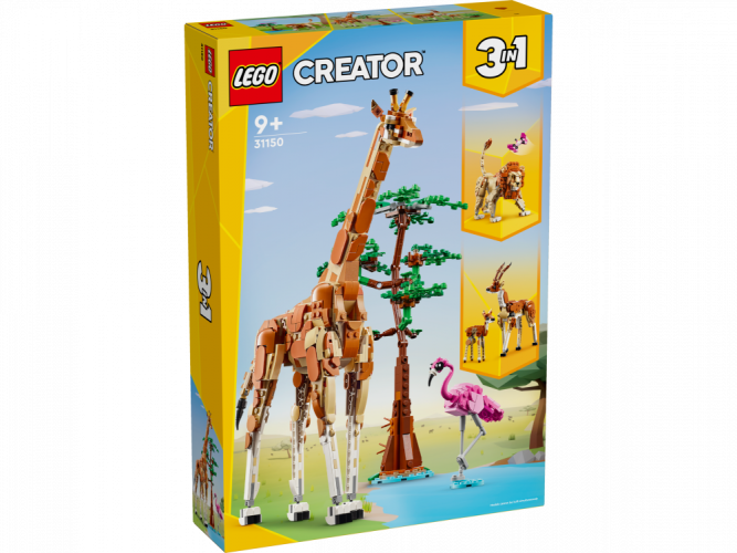 LEGO® Creator 3 w 1 31150 Dzikie zwierzęta z safari