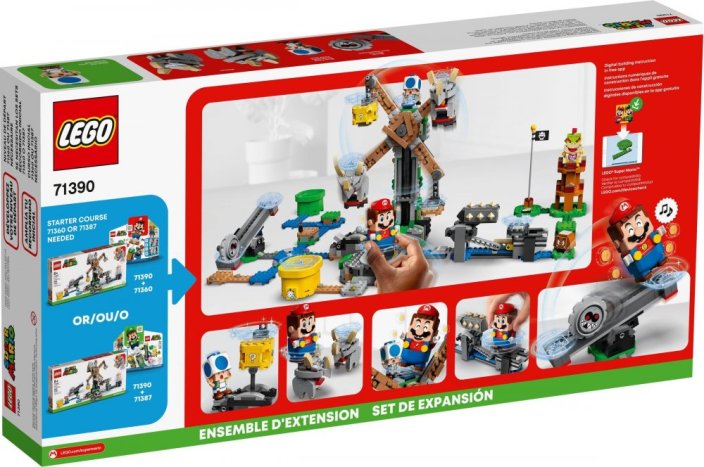 LEGO® Super Mario™ 71390 Boj s Reznorem – rozšiřující set
