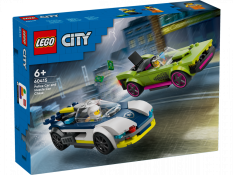 LEGO® City 60415 Urmărire cu mașină de poliție și mașină puternică