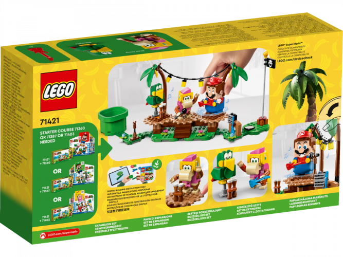 LEGO® Super Mario™ 71421 Pack di espansione Concerto nella giungla di Dixie Kong