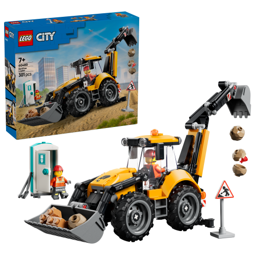LEGO® City 60480 Gelber Baggerlader