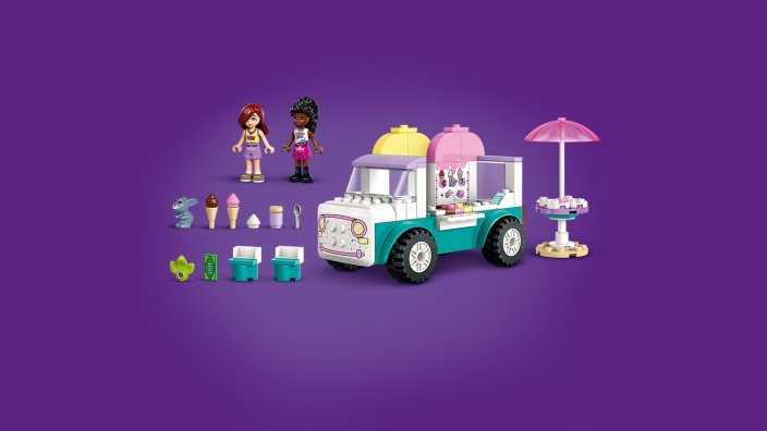 LEGO® Friends 42644 Furgonetka z lodami w mieście Heartlake