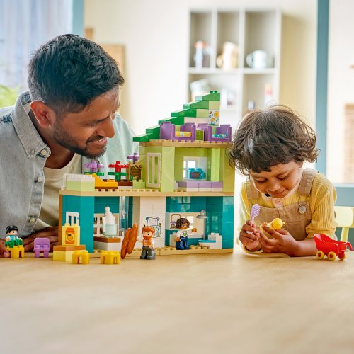 LEGO® DUPLO Town 10470 Modernes Familienhaus mit Figuren – 3-in-1-Set
