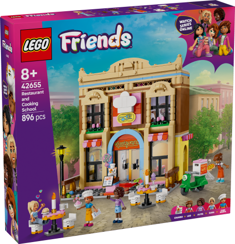 LEGO® Friends 42655 Restaurante e Escola de Culinária