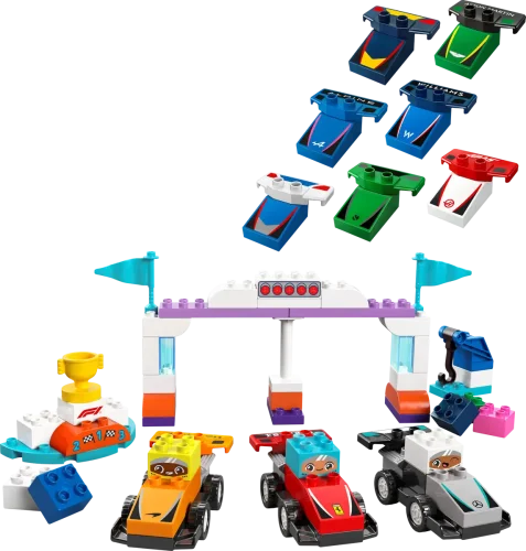LEGO® DUPLO® 10445 F1® Team Rennautos mit Rennfahrern