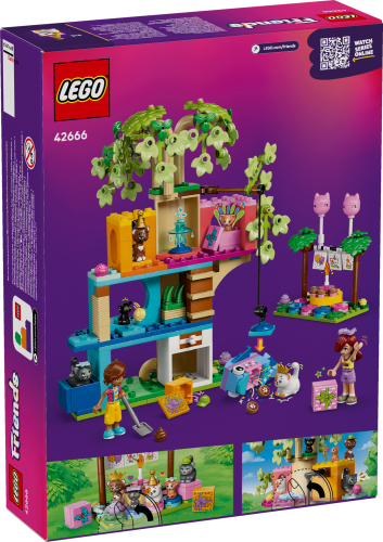 LEGO Friends 42666 Kočičí narozeninová oslava a dům na stromě