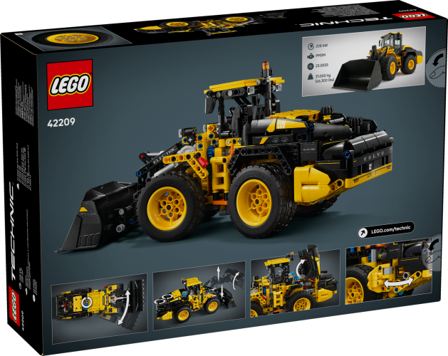 LEGO® Technic 42209 Pala gommata Volvo L120 Electric