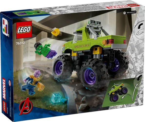 LEGO® Marvel 76312 Monster truck Hulka kontra Thanos