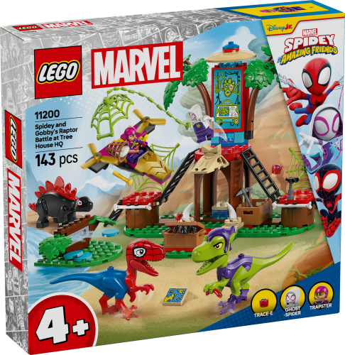 LEGO® Marvel 11200 Pókember és Gobby raptorcsatája a lombház főhadiszálláson