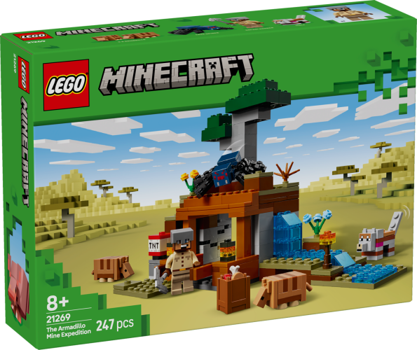 LEGO® Minecraft® 21269 Die Expedition zur Gürteltiermine