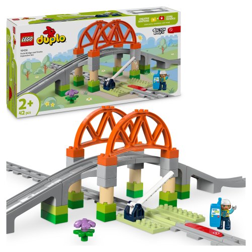 LEGO® DUPLO® 10426 Vasúti híd és sínek kiegészítő szett