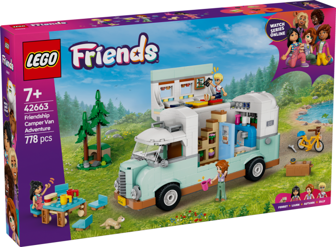 LEGO® Friends 42663 Aventura na Autocaravana da Amizade