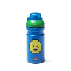 LEGO® ICONIC Boy Snack-Set (Flasche und Box) - blau/grün