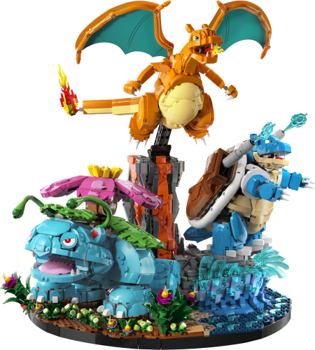 LEGO® LEGO® Pokémon™ 72153 Florizarre, Dracaufeu et Tortank