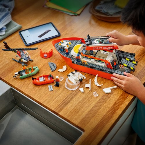 LEGO® City 60504 Parti őrség mentőcsónak és helikopter