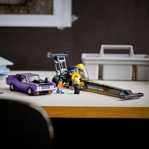LEGO® Speed Champions 76904 Mopar Dodge//SRT Top Fuel Dragster et 1970 Dodge Challenger T/A